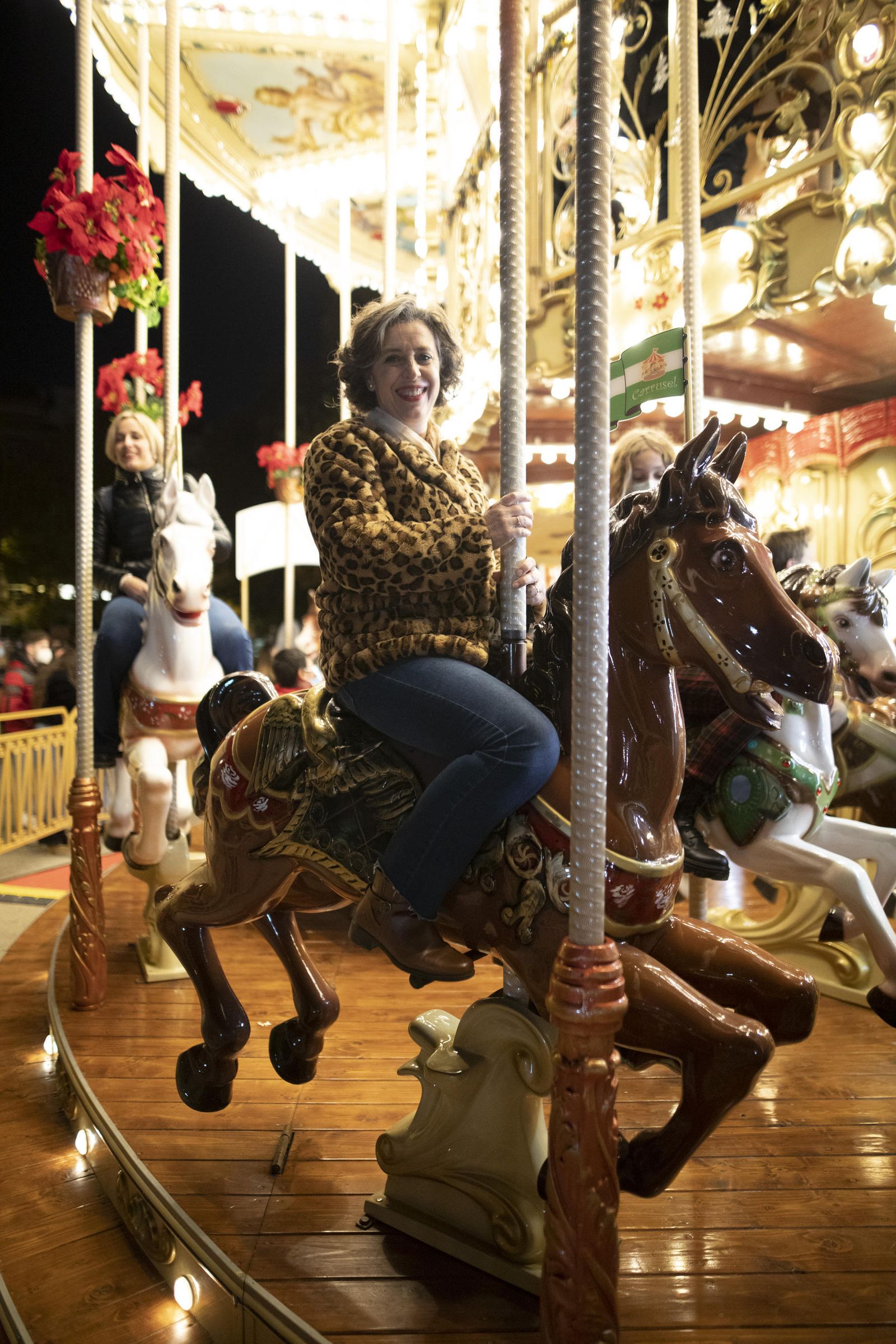 Multitud de visitantes y ambiente navideño en Granada durante el puente, en imágenes