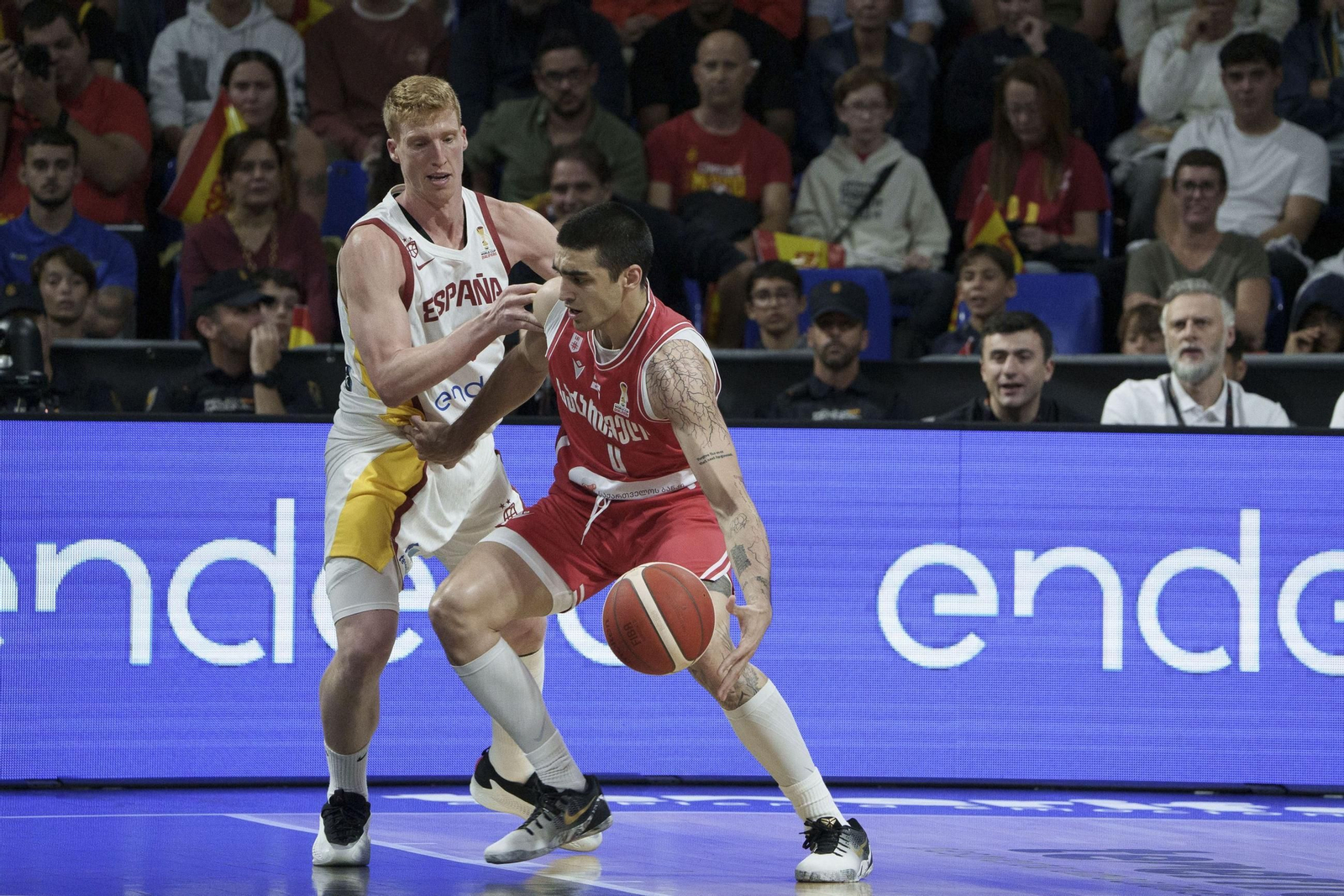 Las fotos del España-Georgia de baloncesto