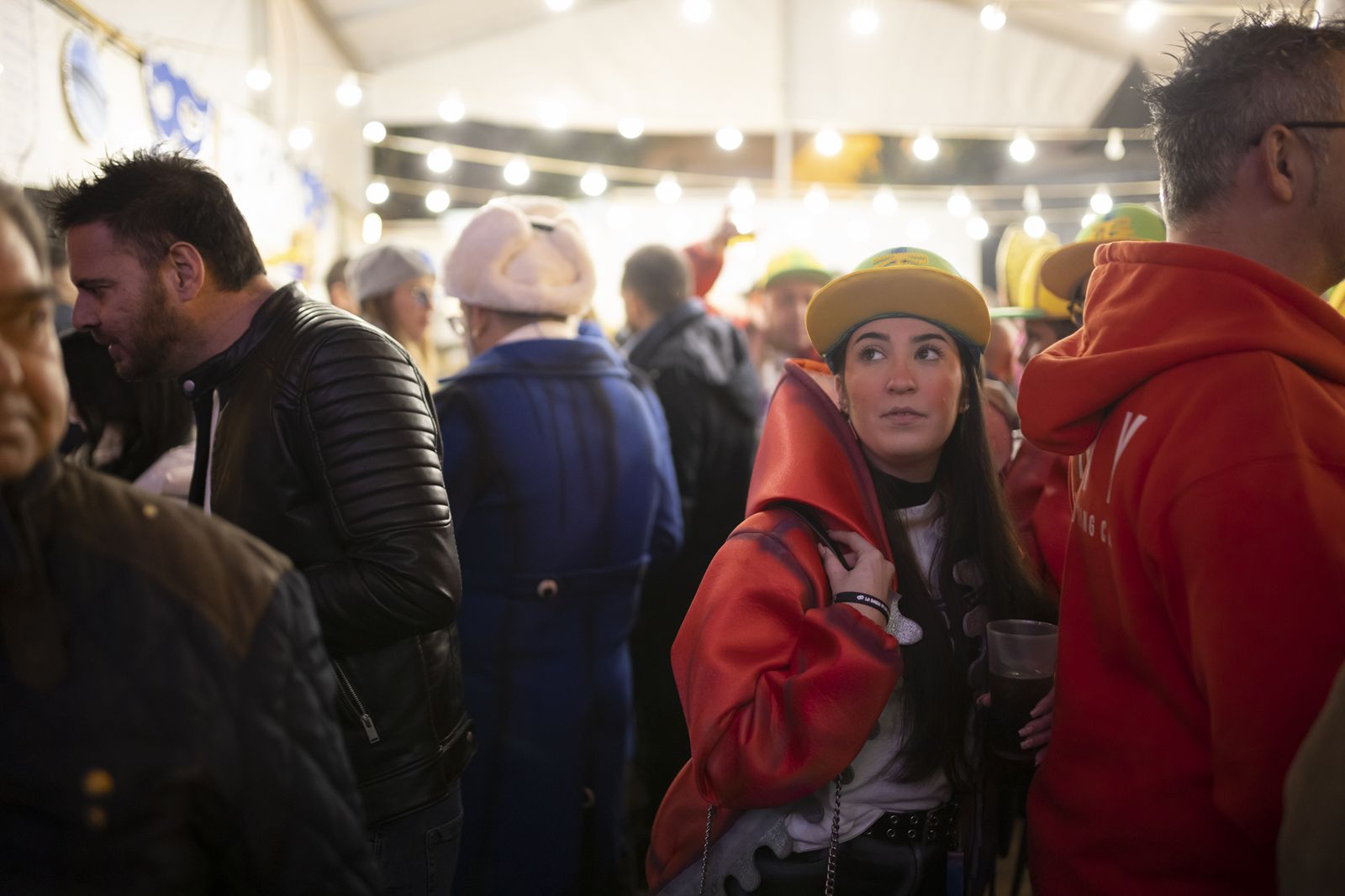 Ambiente en la final  del Carnaval Colombino