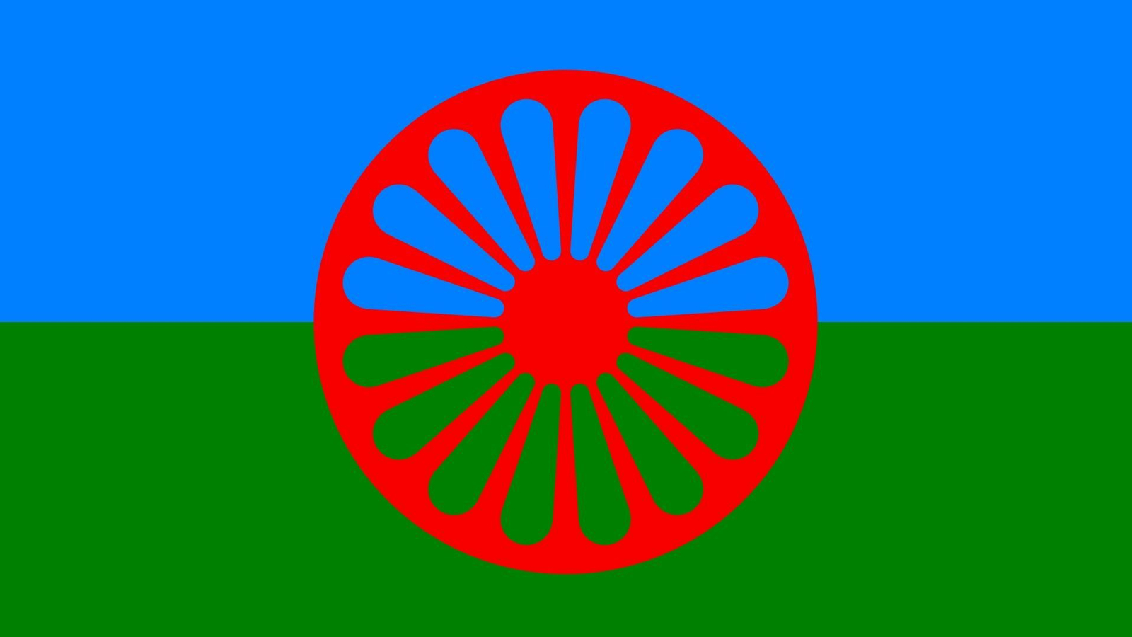 Bandera del pueblo gitano