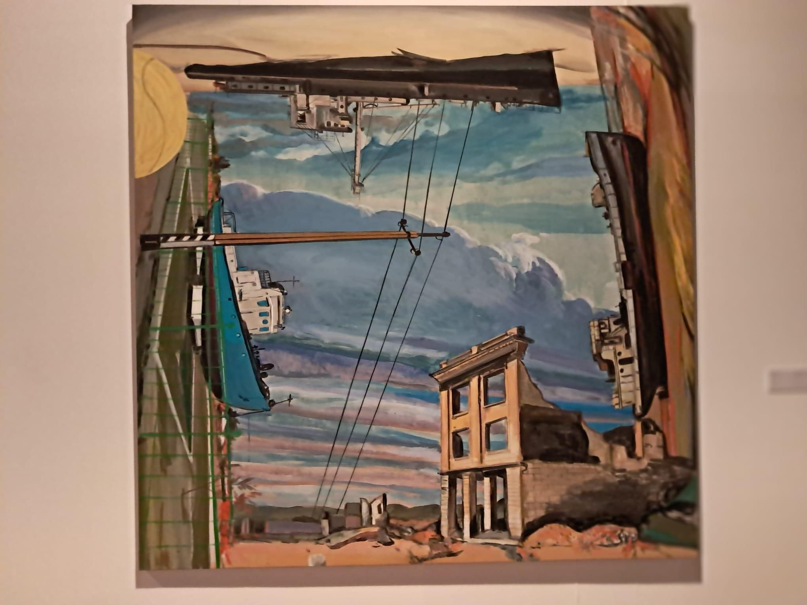 Una de las obras que se exponen en el Espacio Santa Clara de Sevilla.