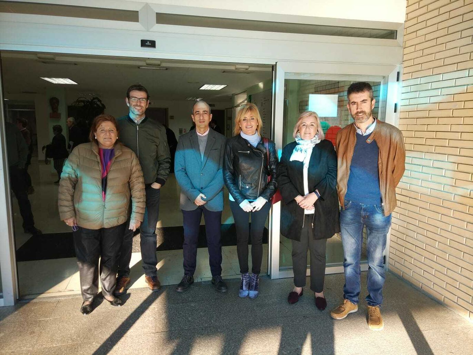 Miembros del equipo del Hospital de Riotinto.