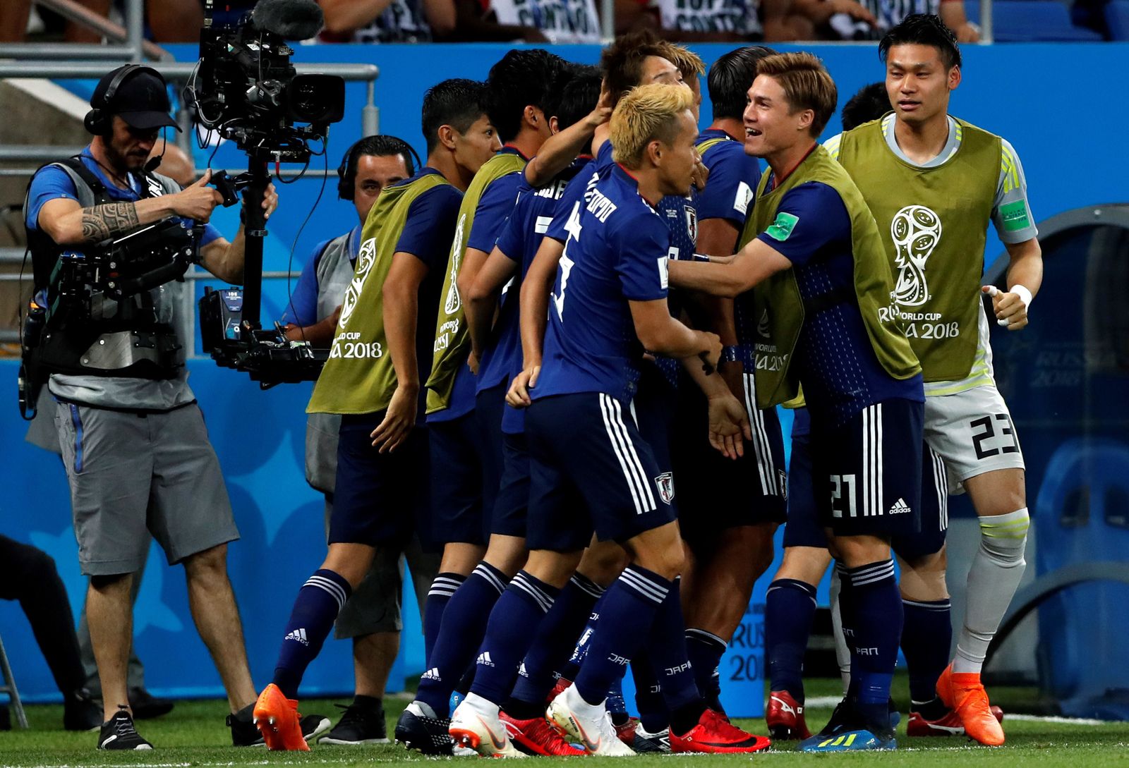 Las imágenes del Bélgica-Japón