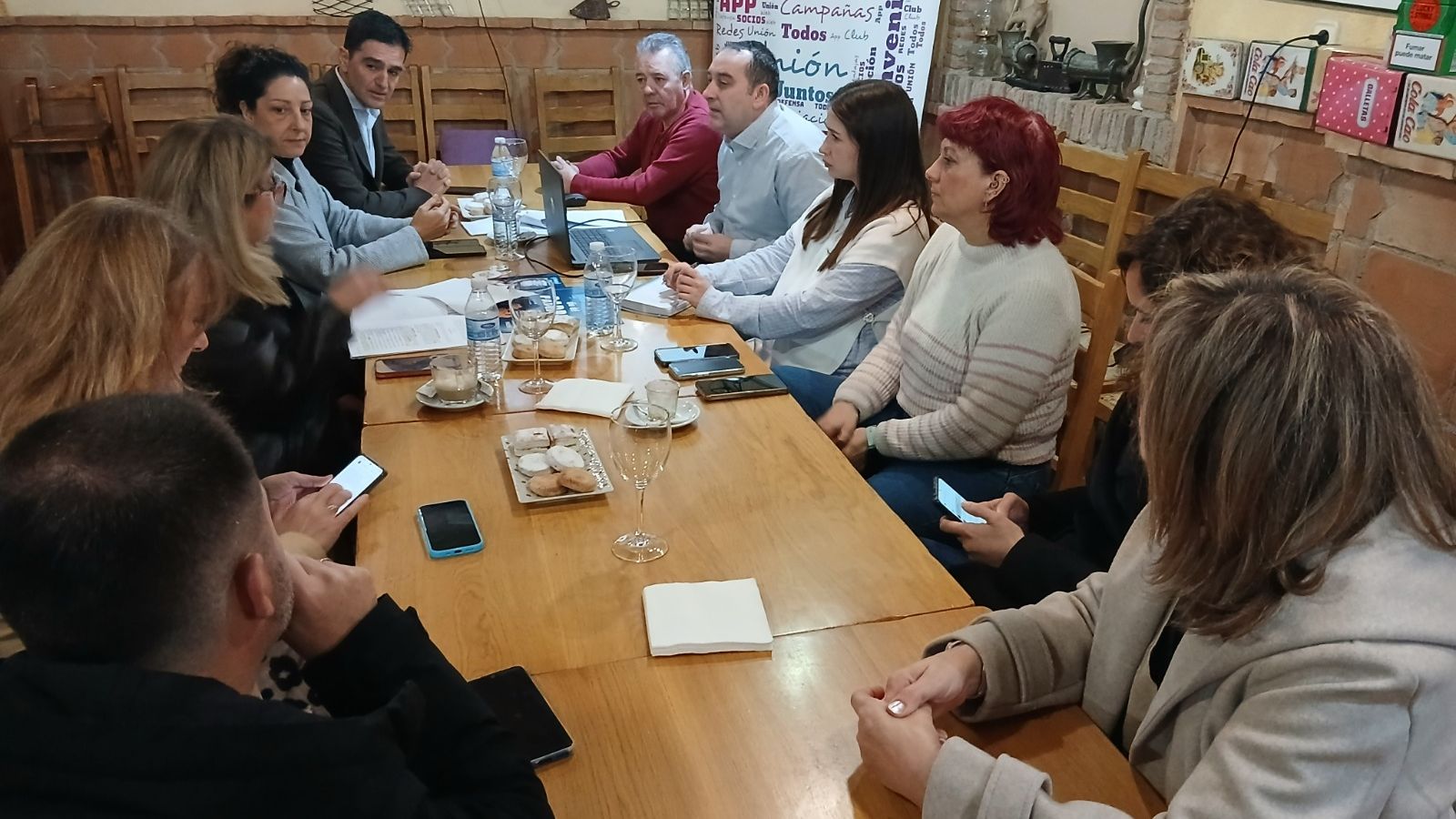 Reunión con la Unión de Empresarios de Alcalá la Real.