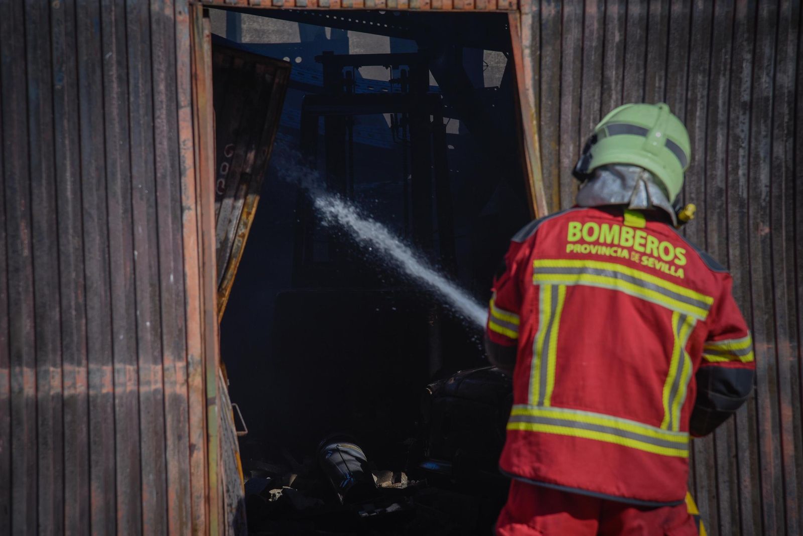Las imágenes del Incendio en Majaravique