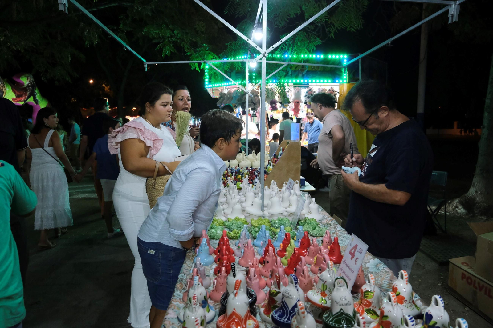Ambiente de la Velá de la Fuensanta en Córdoba
