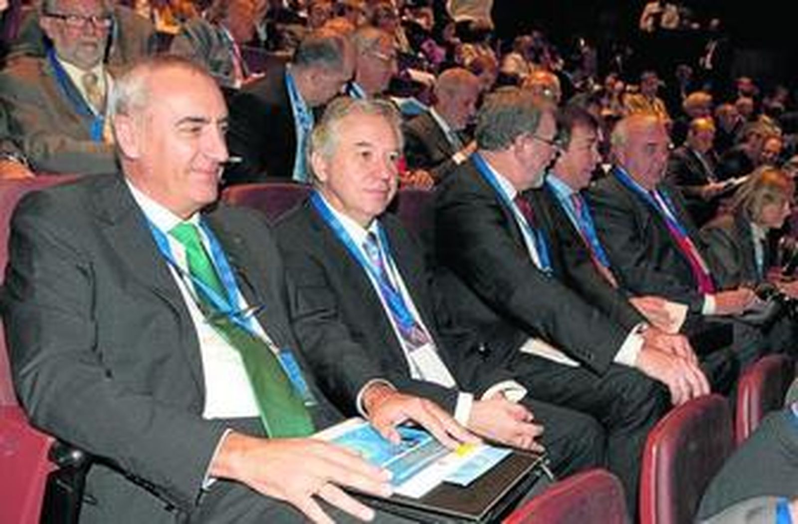 Varios rectores de universidades andaluzas asistieron al acto celebrado ayer en Madrid.