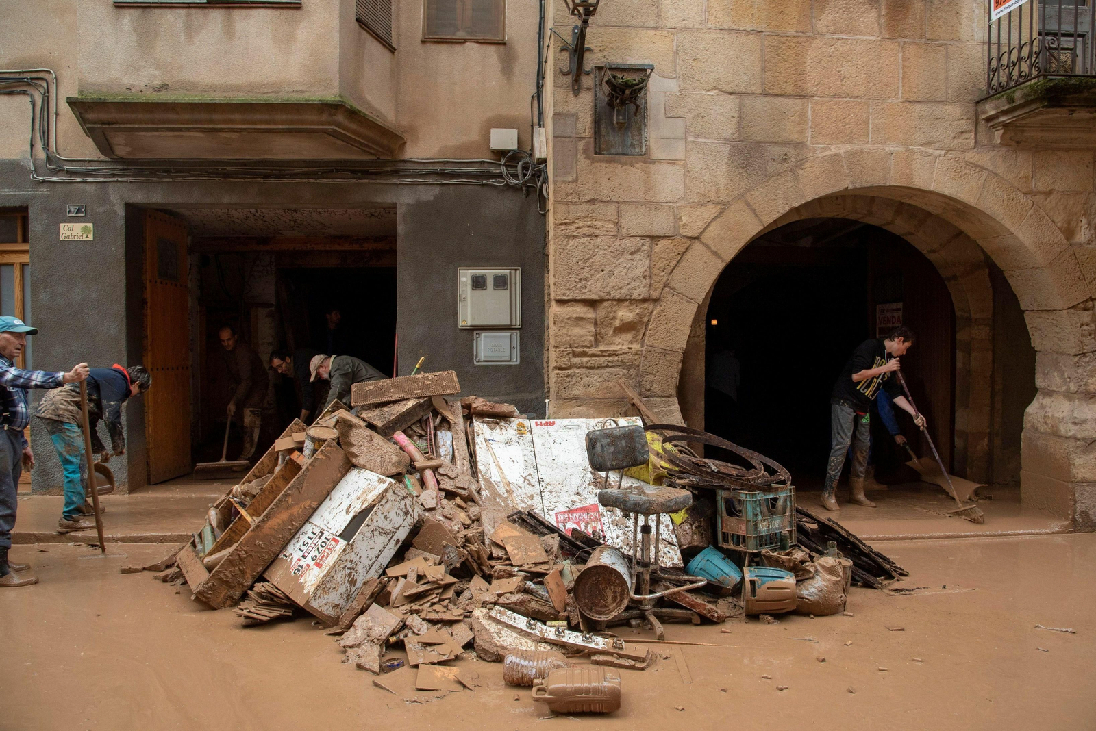 Daños causados por el temporal en Lleida