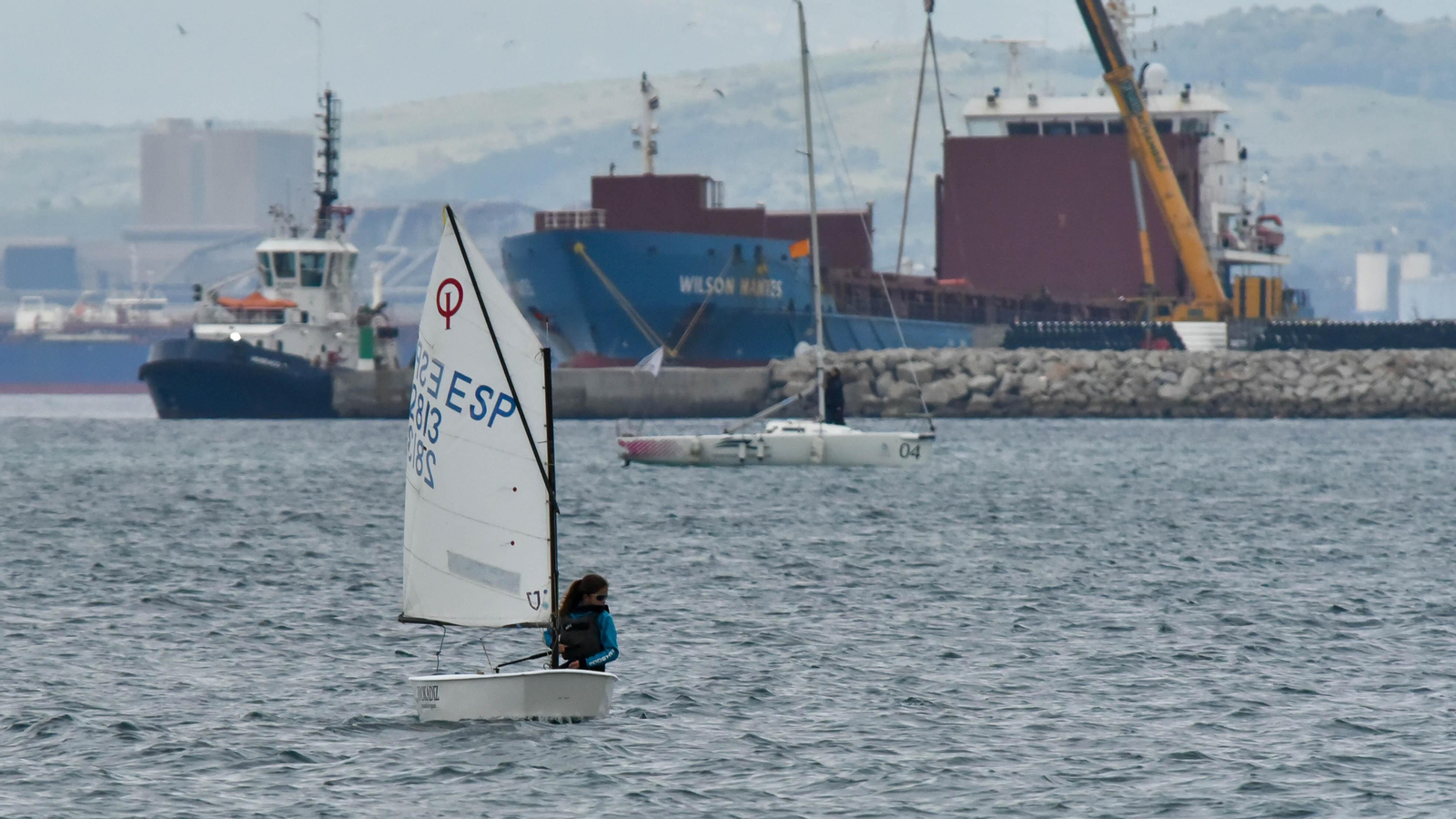 Las fotos de la primera jornada de la Copa de Andalucía de Óptimist en La Línea