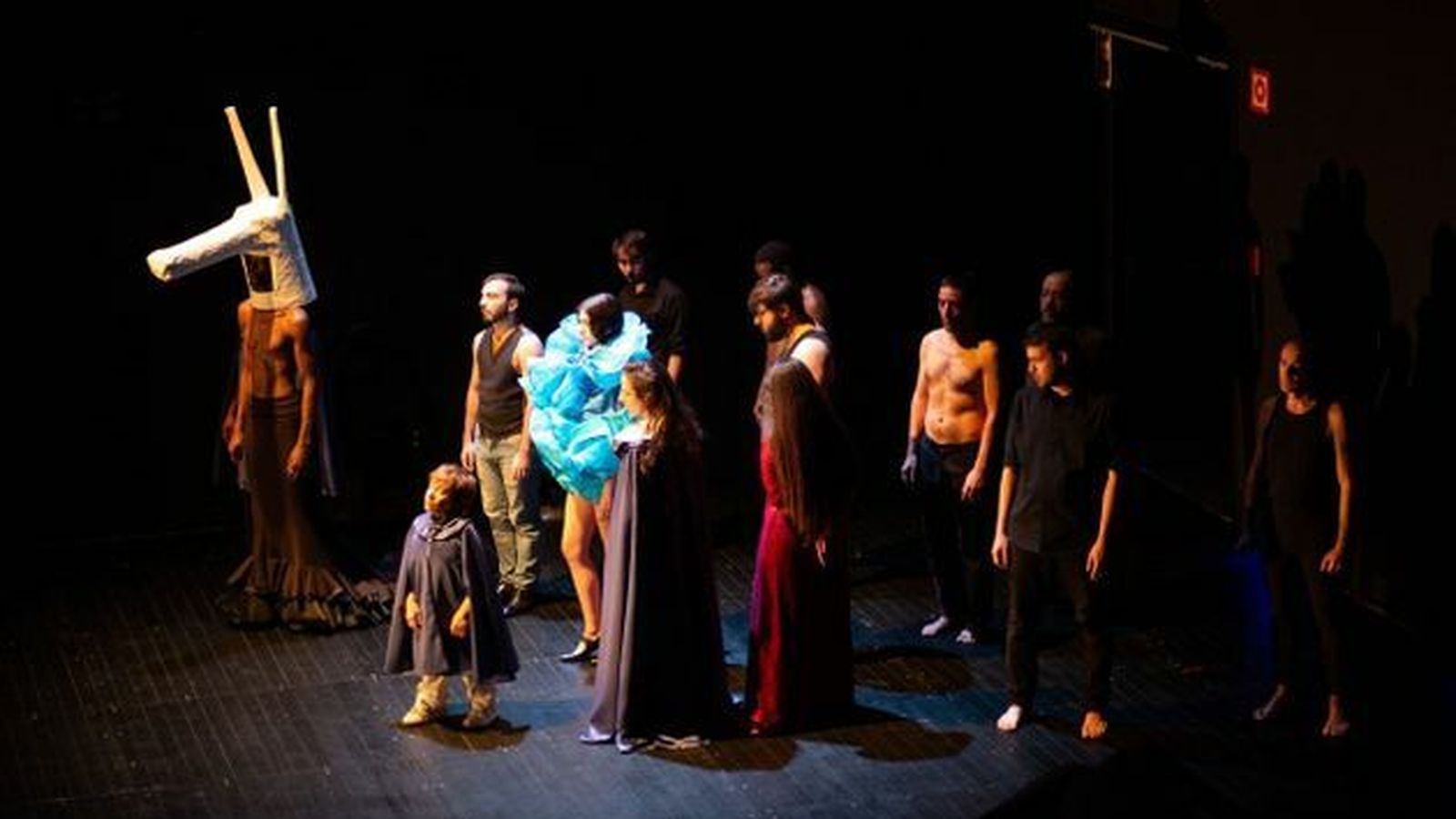 La representación de 'Comedia sin título' en los Teatros del Canal de Madrid.