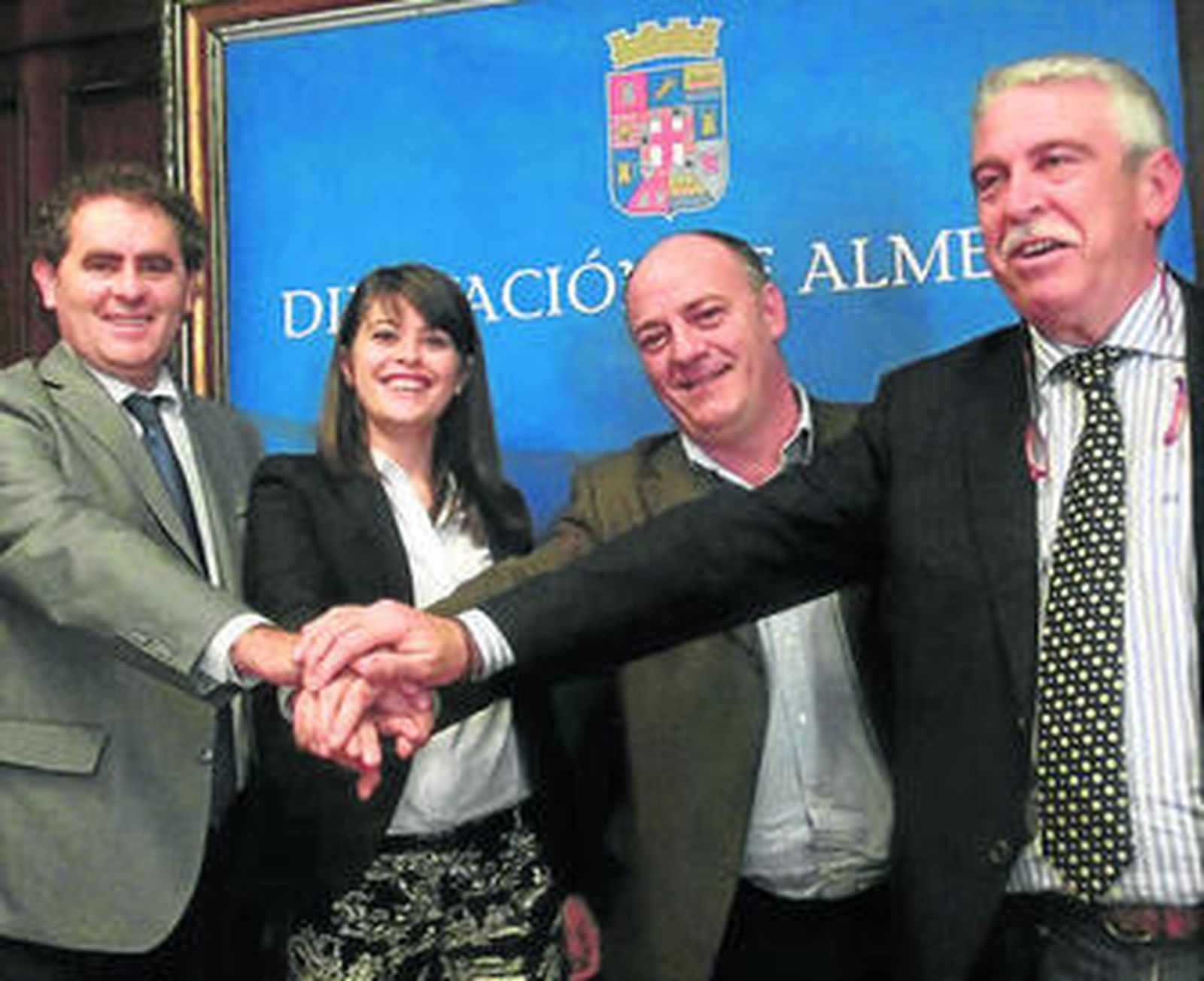 Antonio Torres, Ángeles Martínez, Enrique Hernando y Francisco Melero.