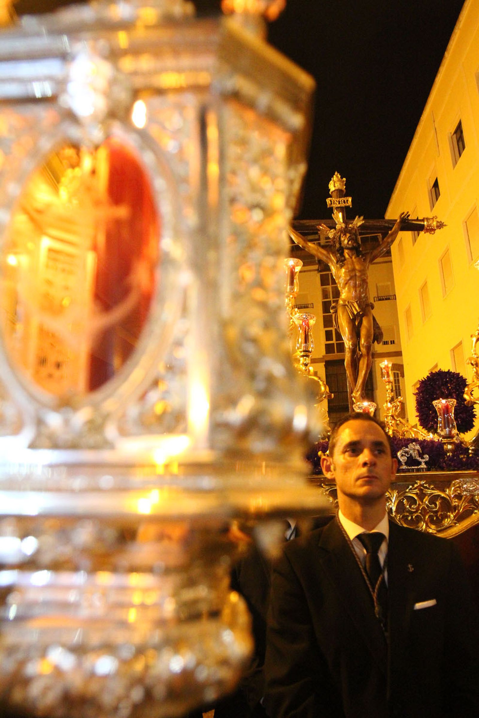 El Cristo de la Expiración preside el Vía Crucis del Consejo de Hermandades