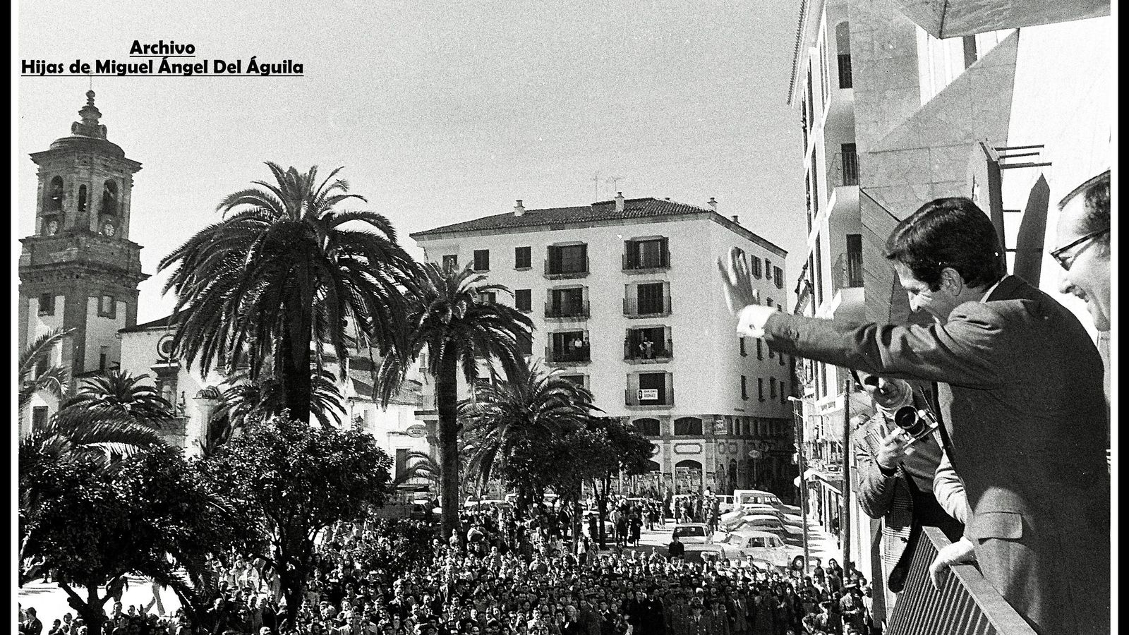 La visita de Adolfo Suárez, el 2 de marzo de 1977.