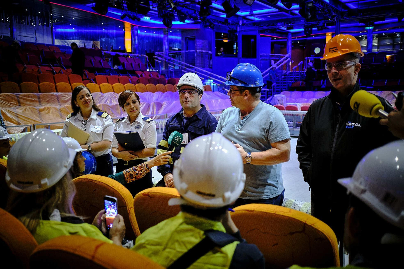 Obras en el buque 'Oasis of the Seas' Obras en el buque 'Oasis of the Seas'