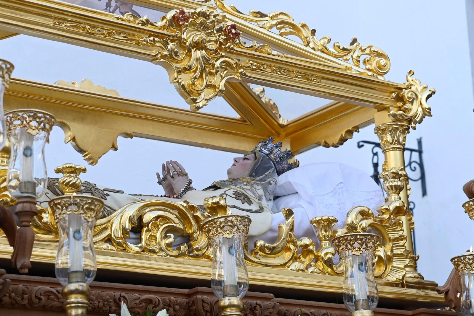 Primer plano de la Virgen de Acá