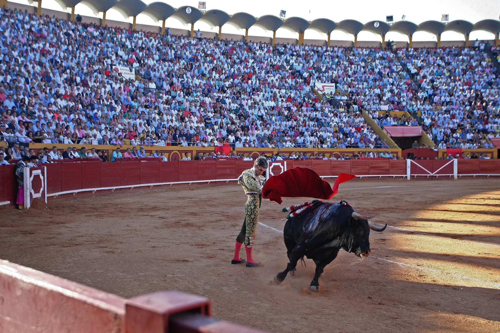 La corrida de José Tomás en Algeciras, en junio de 2018.