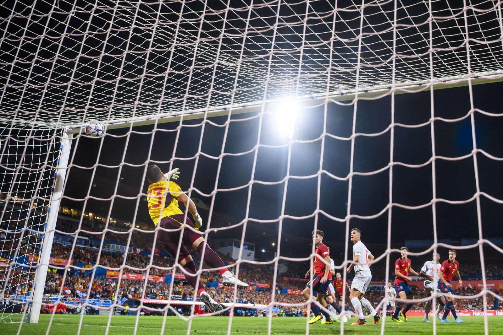 Las imágenes del España-Suiza