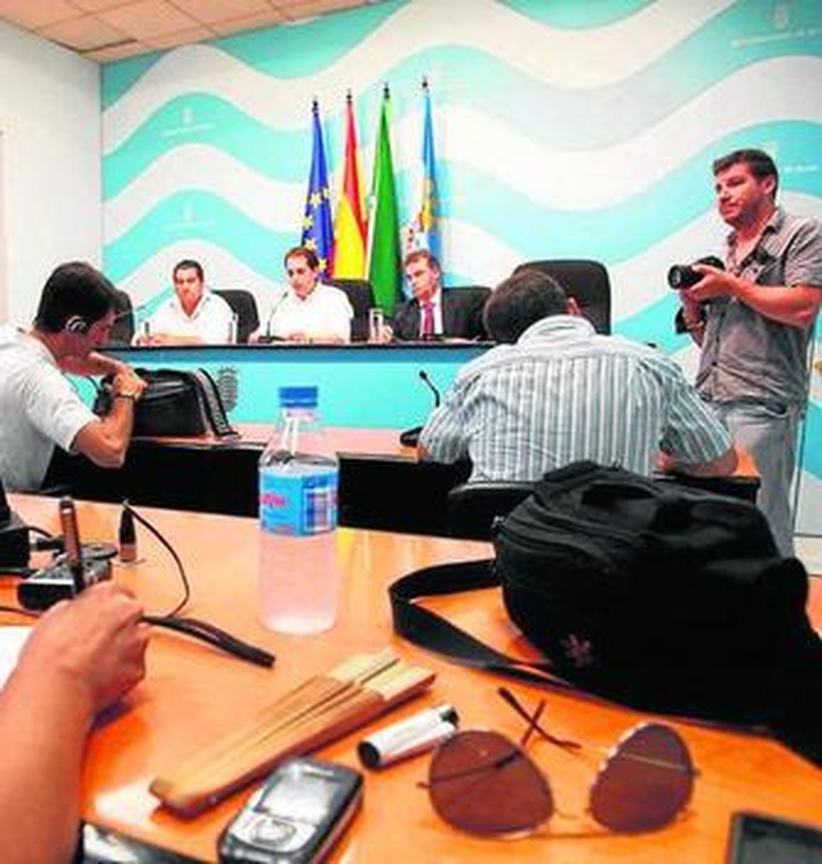 Un momento de la junta de gobierno local celebrada ayer.