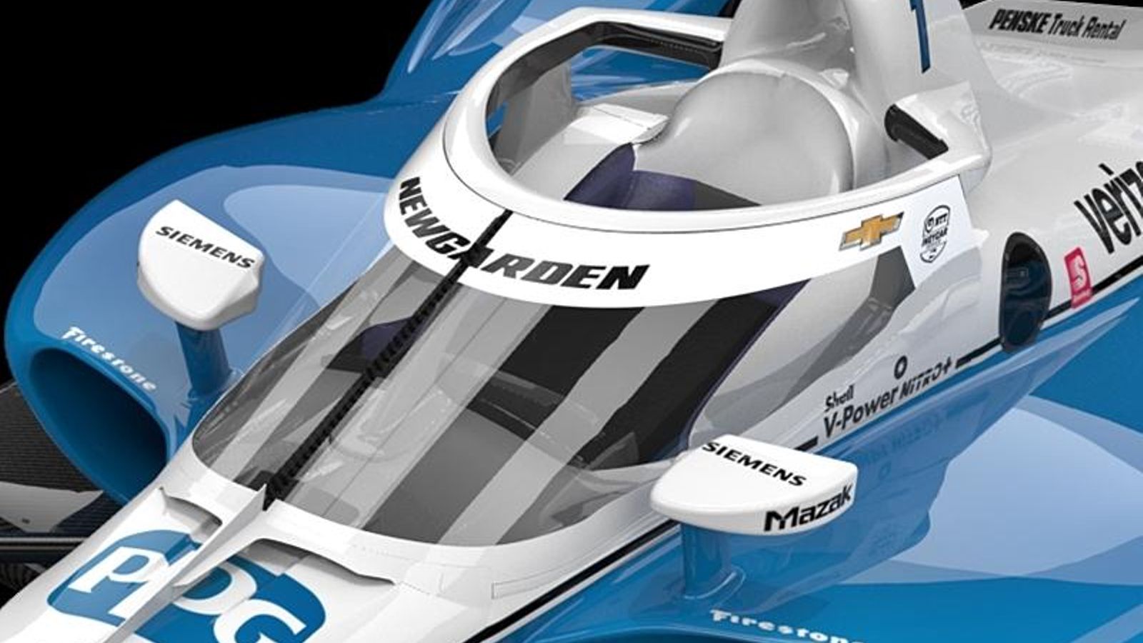 Aeroscreen de Indycar.