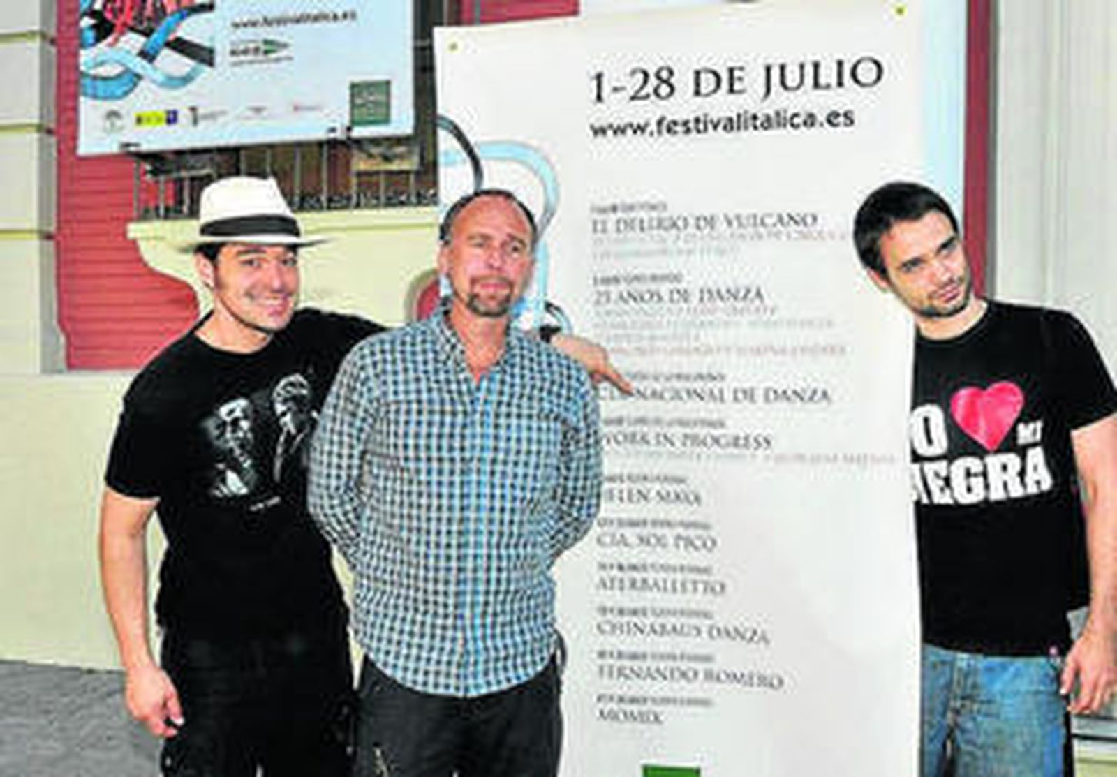 De izq. a dcha. Gregor Acuña, Johan Inger y Juan Luis Matilla.