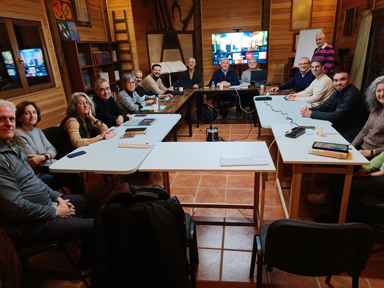 Algunos de los participantes en el Encuentro.
