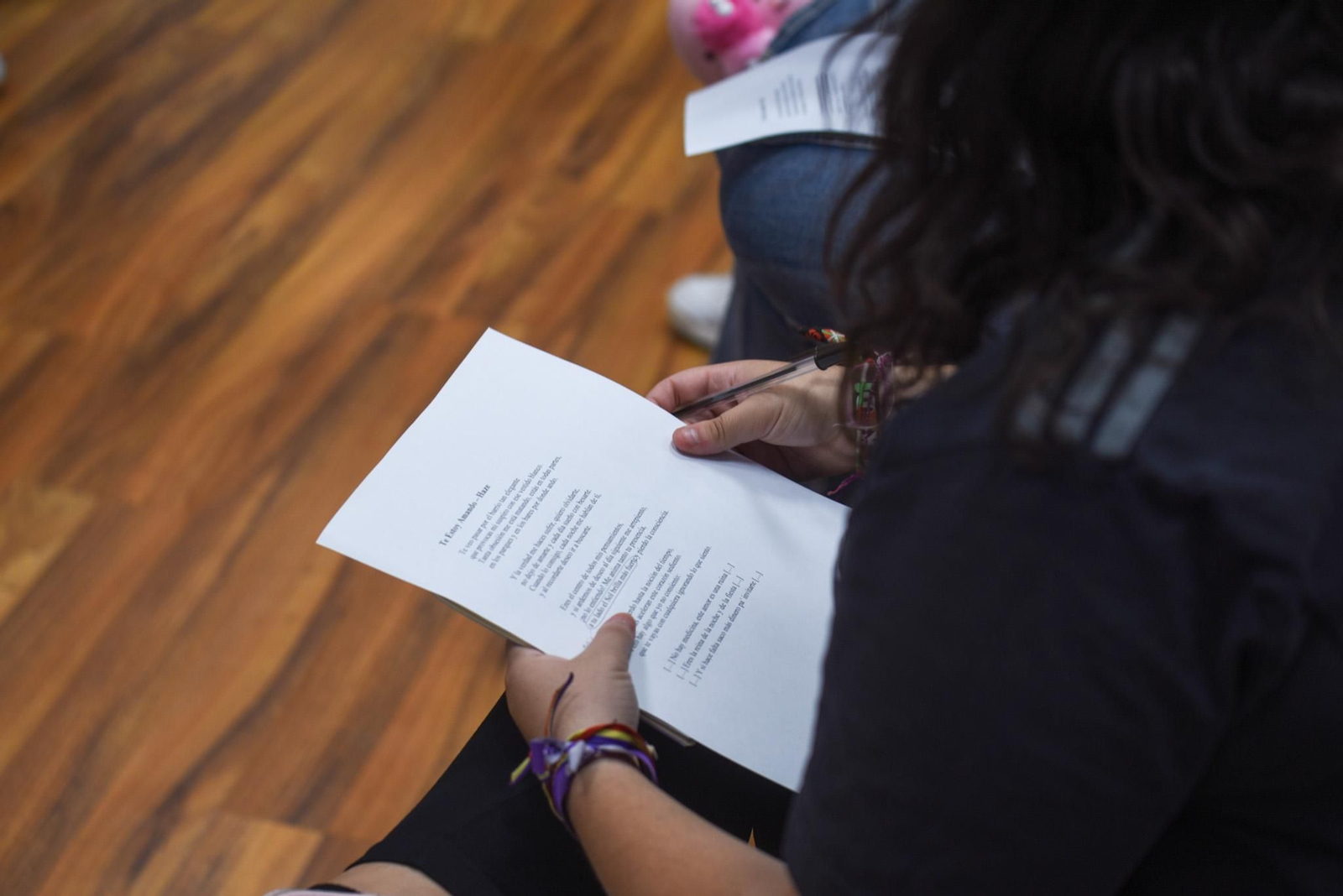 El rapero Haze en el taller de Cosmopoética, en imágenes