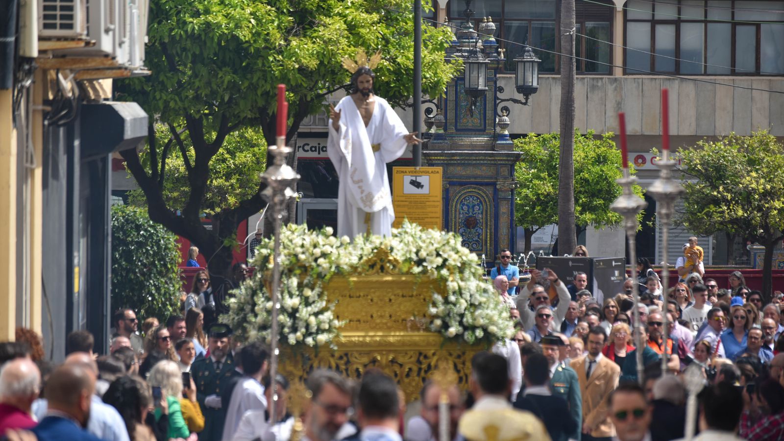 Fotos de la procesión del Resucitado en Algeciras