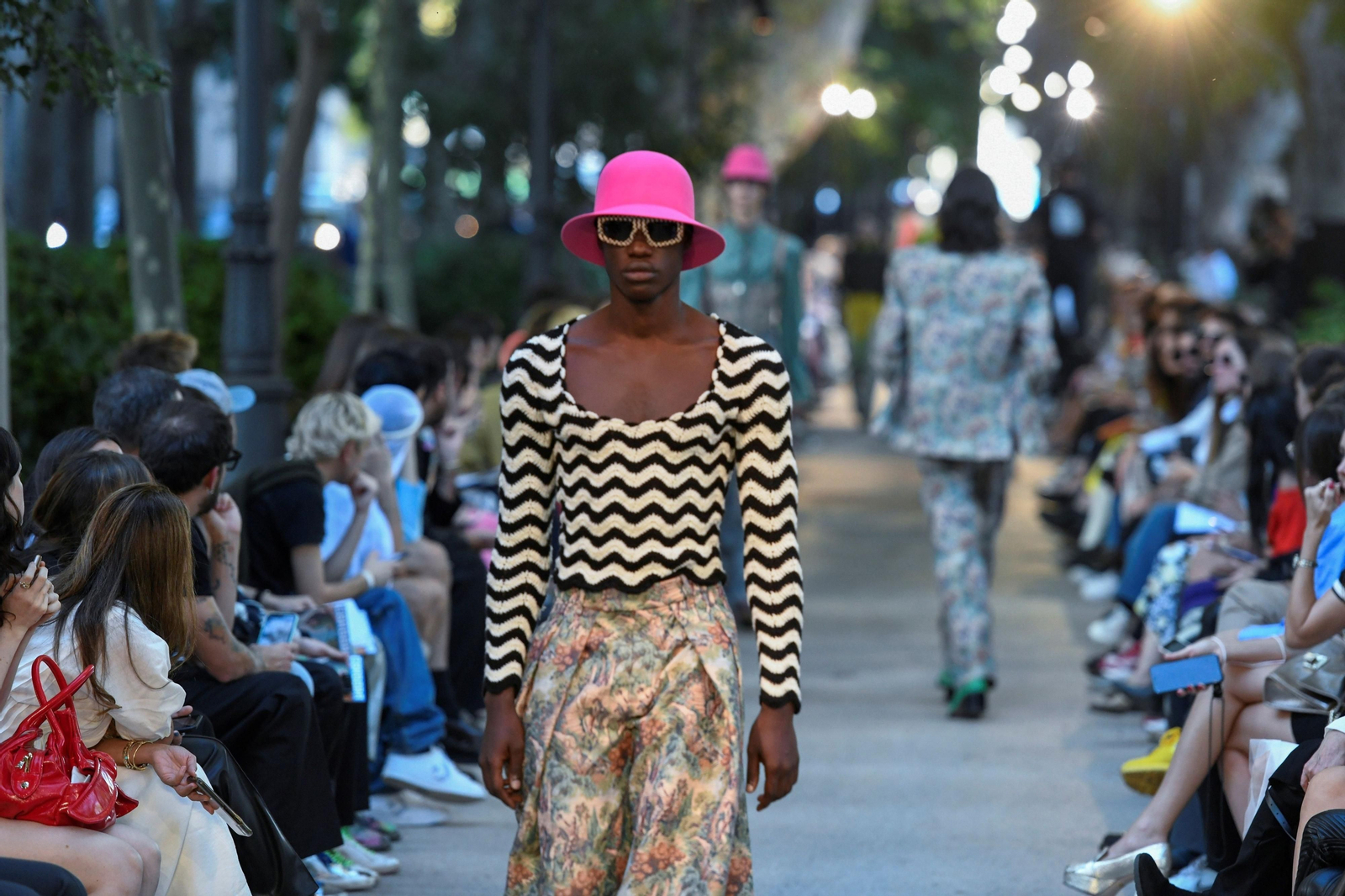 El desfile de Palomo Spain en el Paseo del Prado, en fotografías