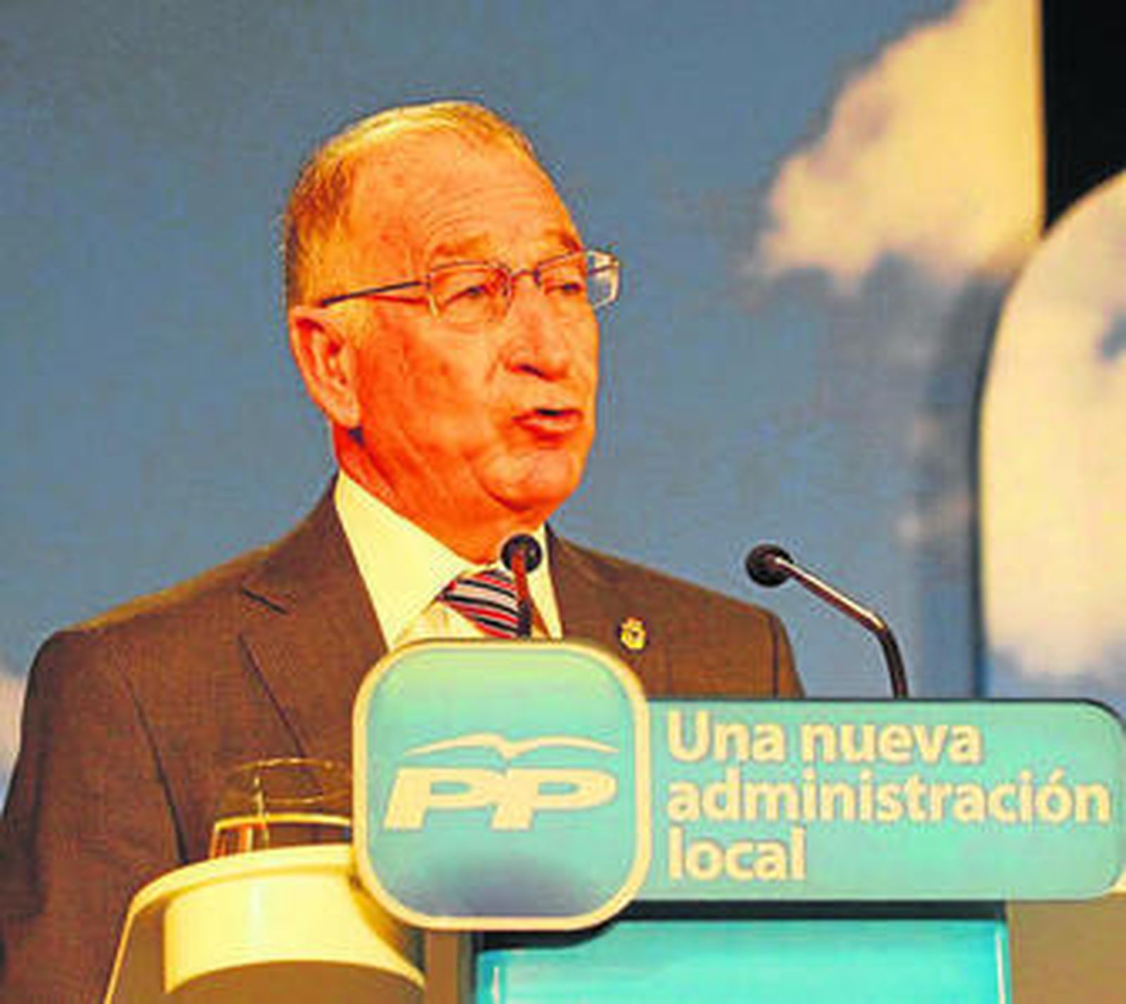 El presidente del PP de Almería, Gabriel Amat.