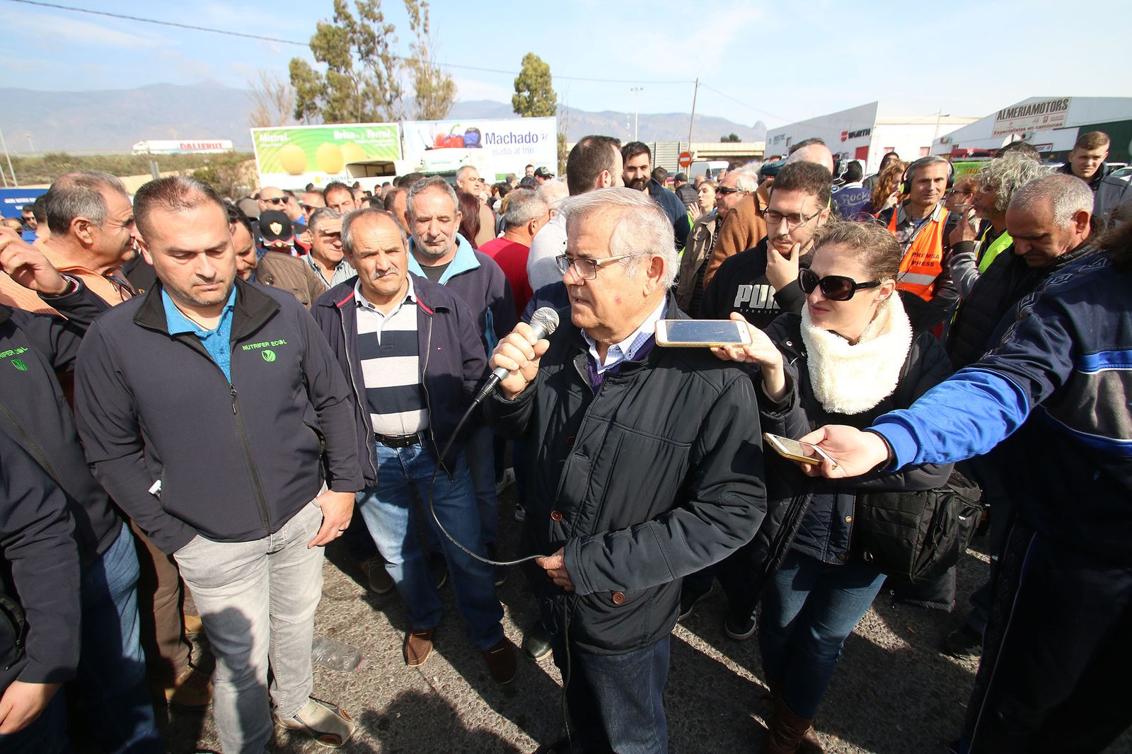 Las imágenes de la manifestación de agricultores
