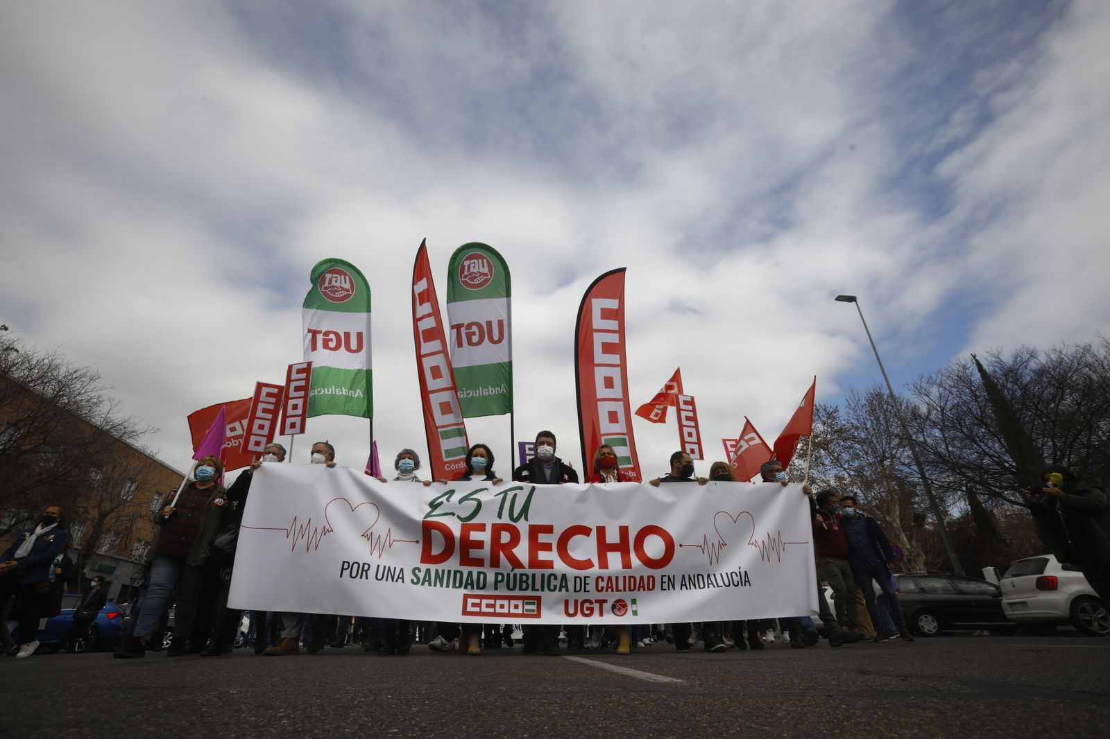 Manifestación en defensa de la sanidad pública en Córdoba, en imágenes