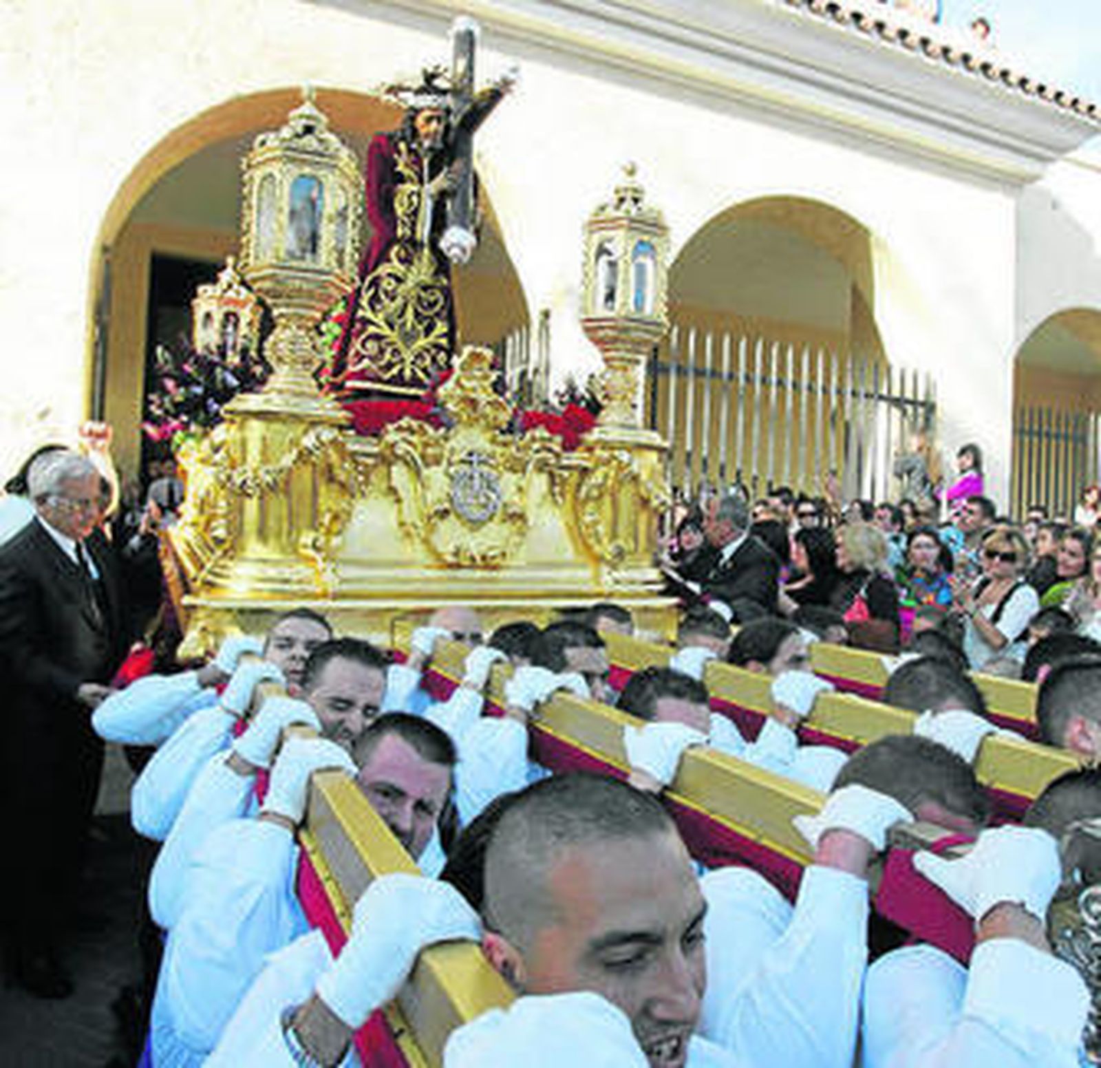 Ntro. Padre Jesús Nazareno en su salida del Jueves Santo de 2009.