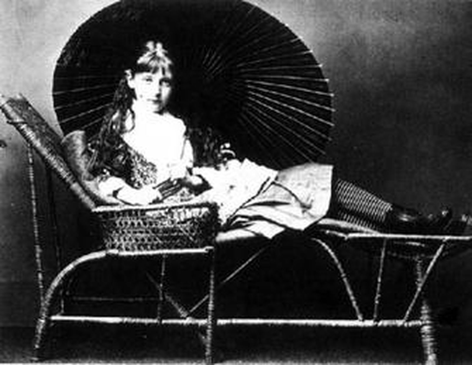 Una de las imágenes que realizó Lewis Carroll, fechada en 1874.