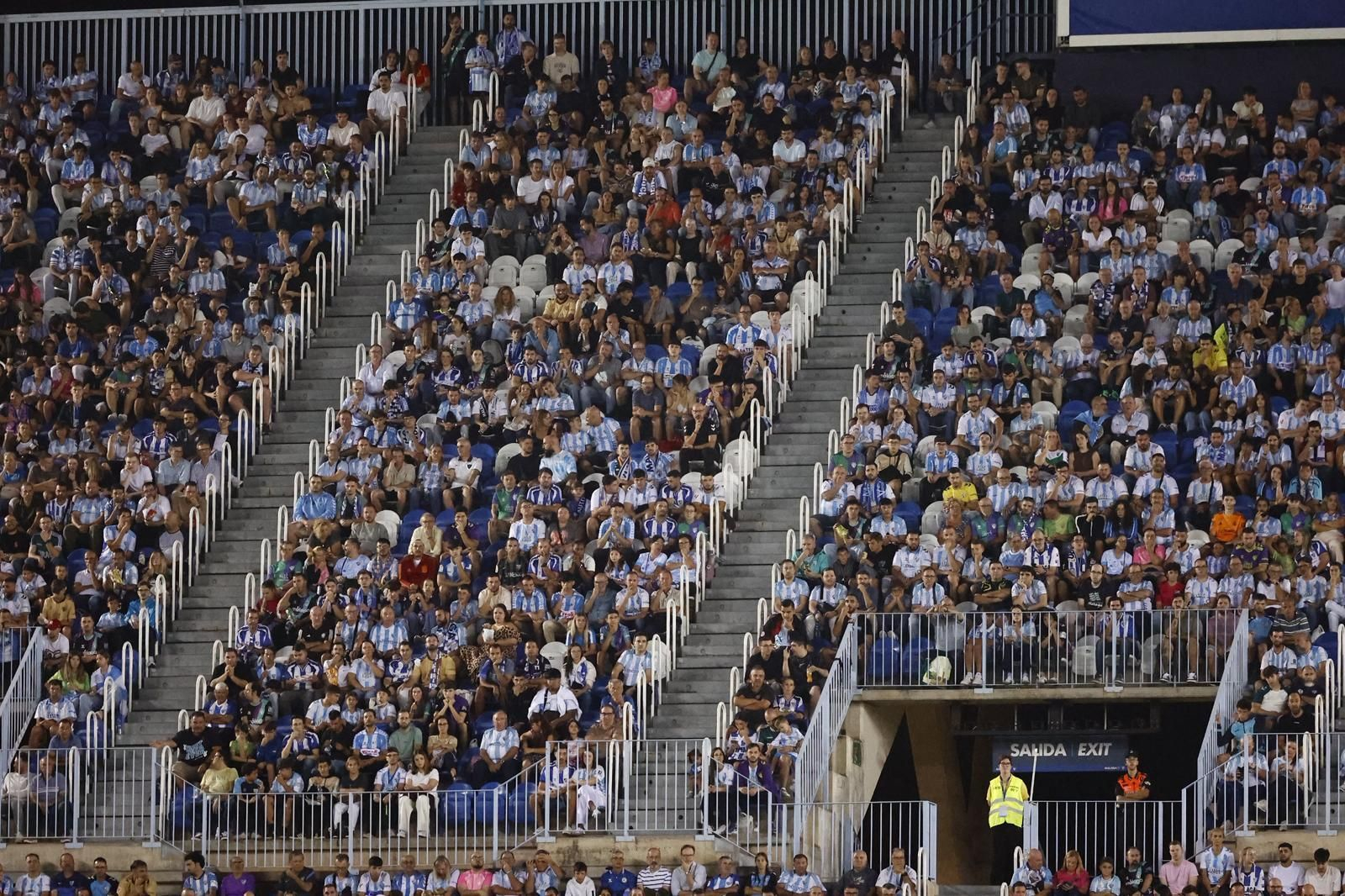 Búscate en las gradas de La Rosaleda en el Málaga CF-Deportivo