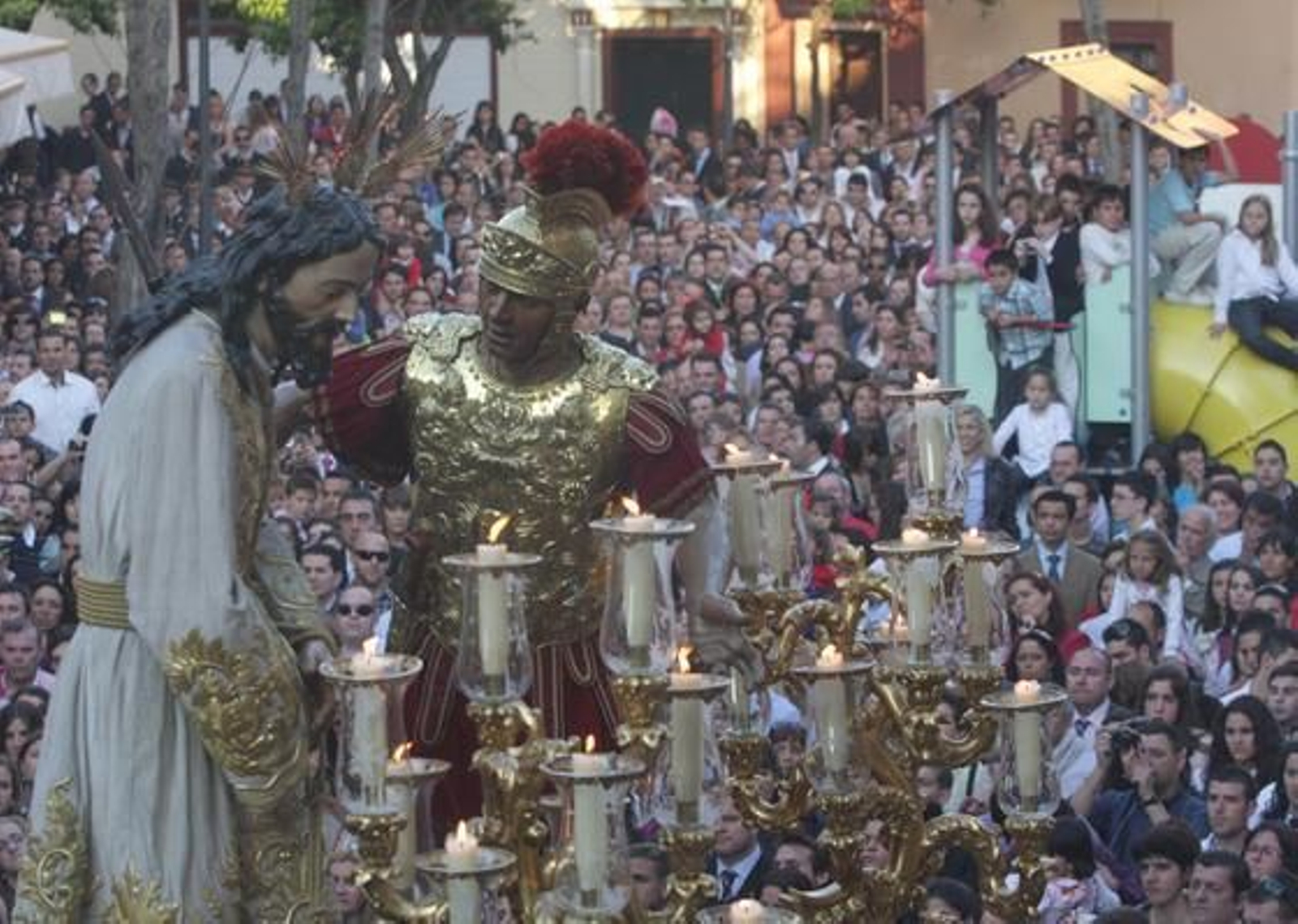 Uno de los soldados romanos que custodia a Jesús.

Foto: Belén Vargas