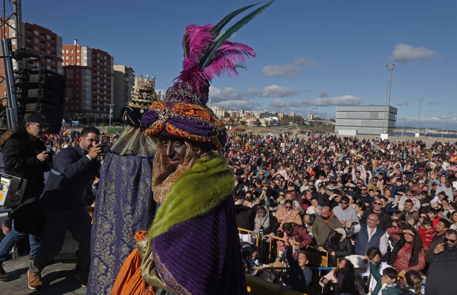 Fotos del arrastre de latas en Algeciras