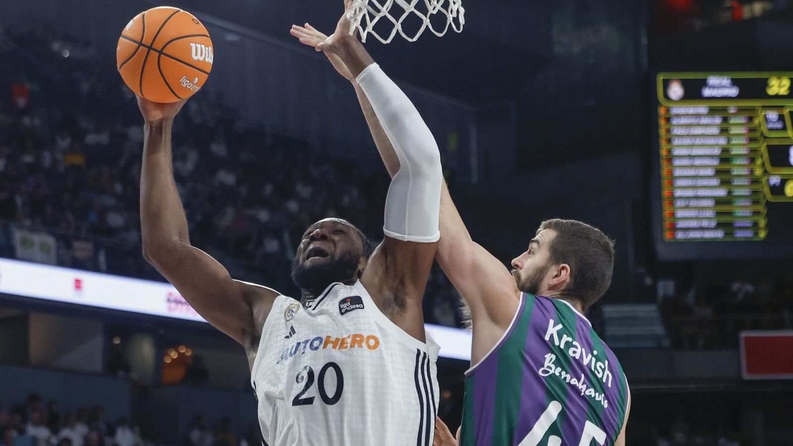 El Real Madrid-Unicaja, en fotos
