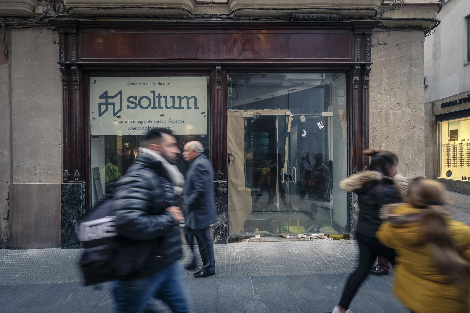 El local que ocupará la firma danesa Flying tiger Copenhagen ya se encuentra en obras.