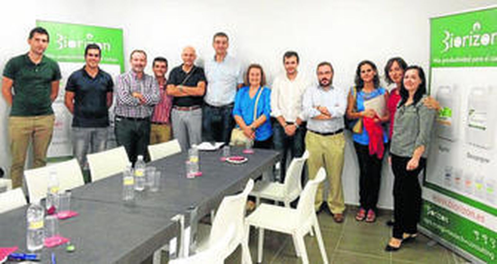 Miembros del proyecto Bacagro, en un encuentro de trabajo en las instalaciones de Biorizon Biotech, SL.
