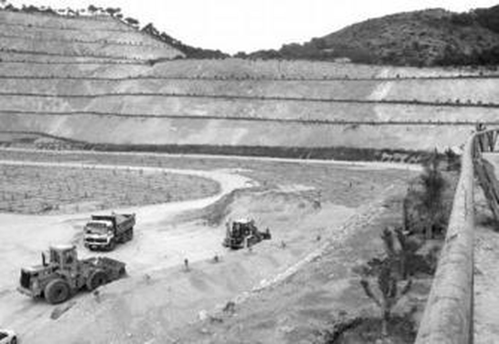 El 2% del material extraído es estéril.