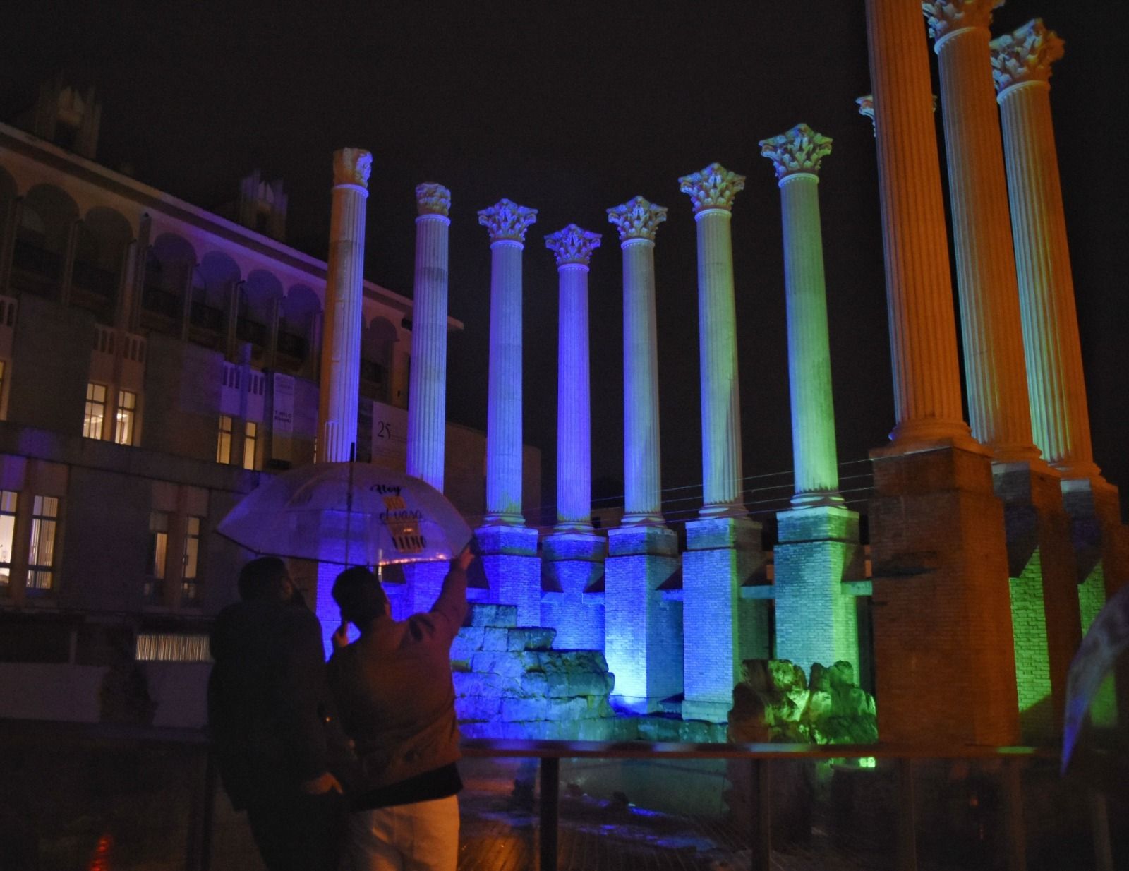 Teatro Romano de noche.