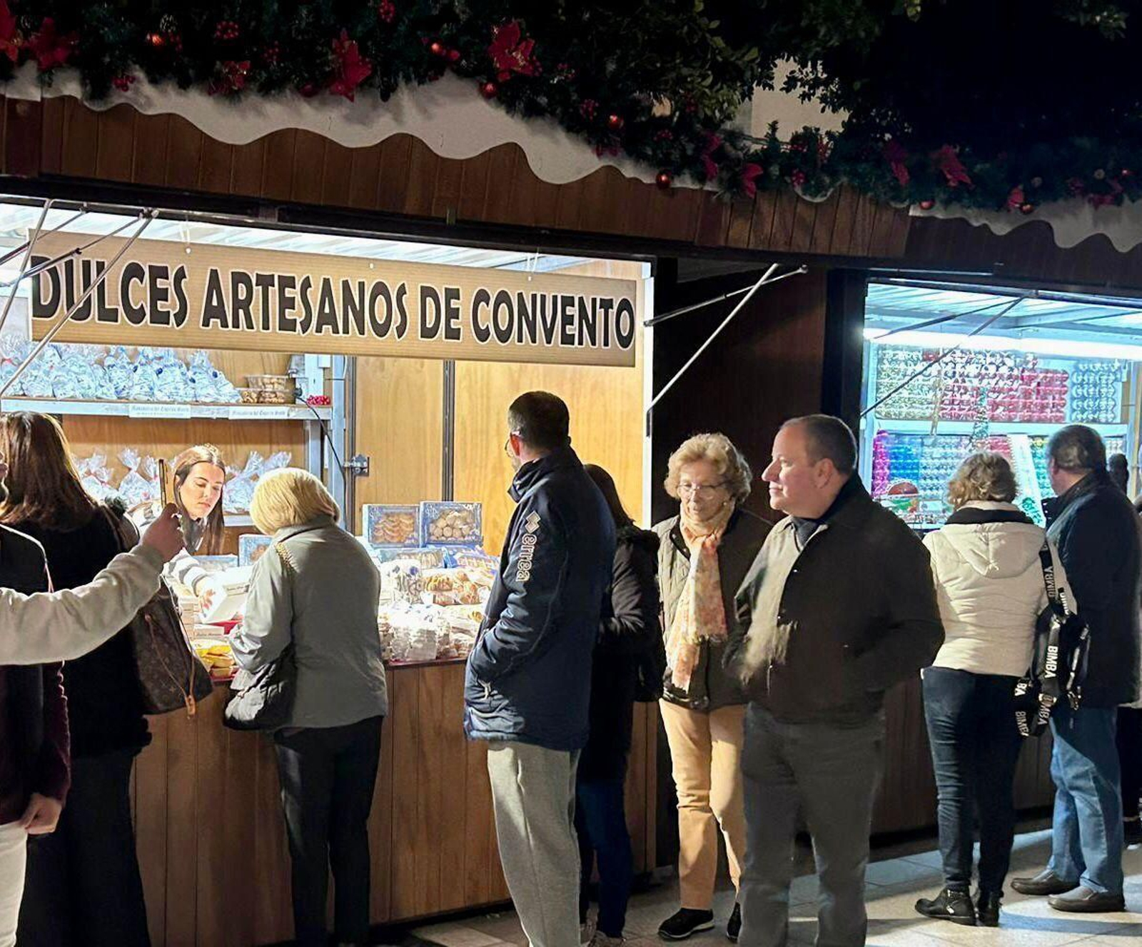 Mercado de Navidad 2023 en la plaza del Arenal de Jerez