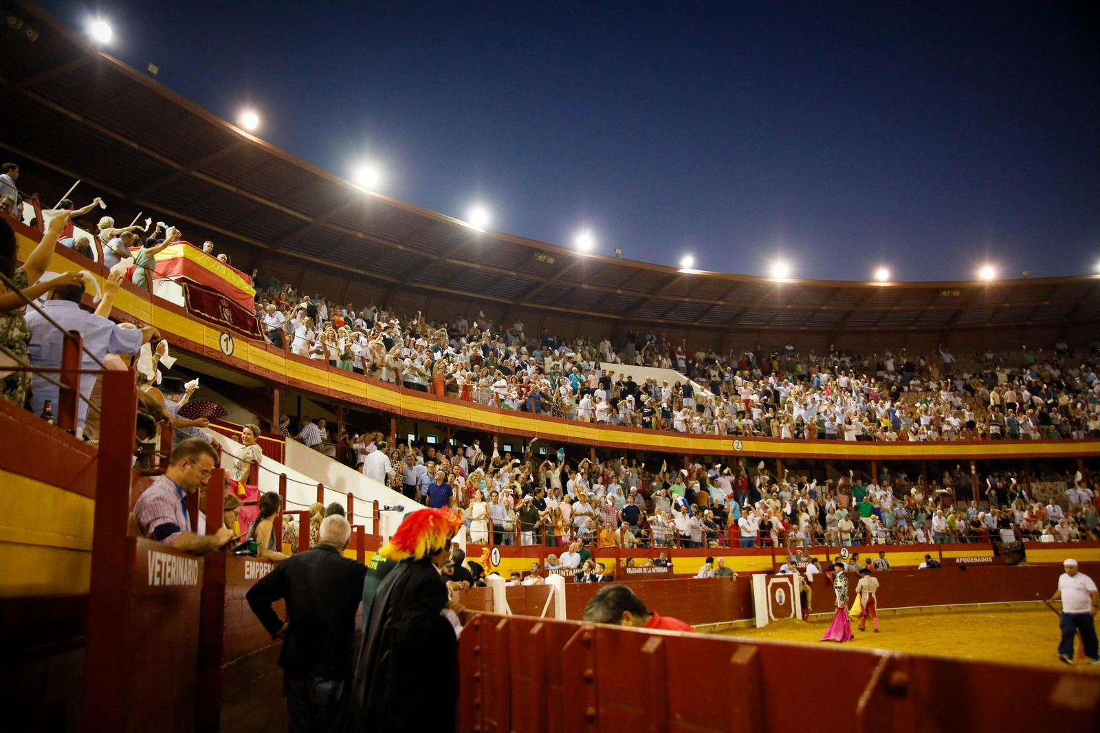 Imágenes de la corrida de toros en Roquetas de Mar
