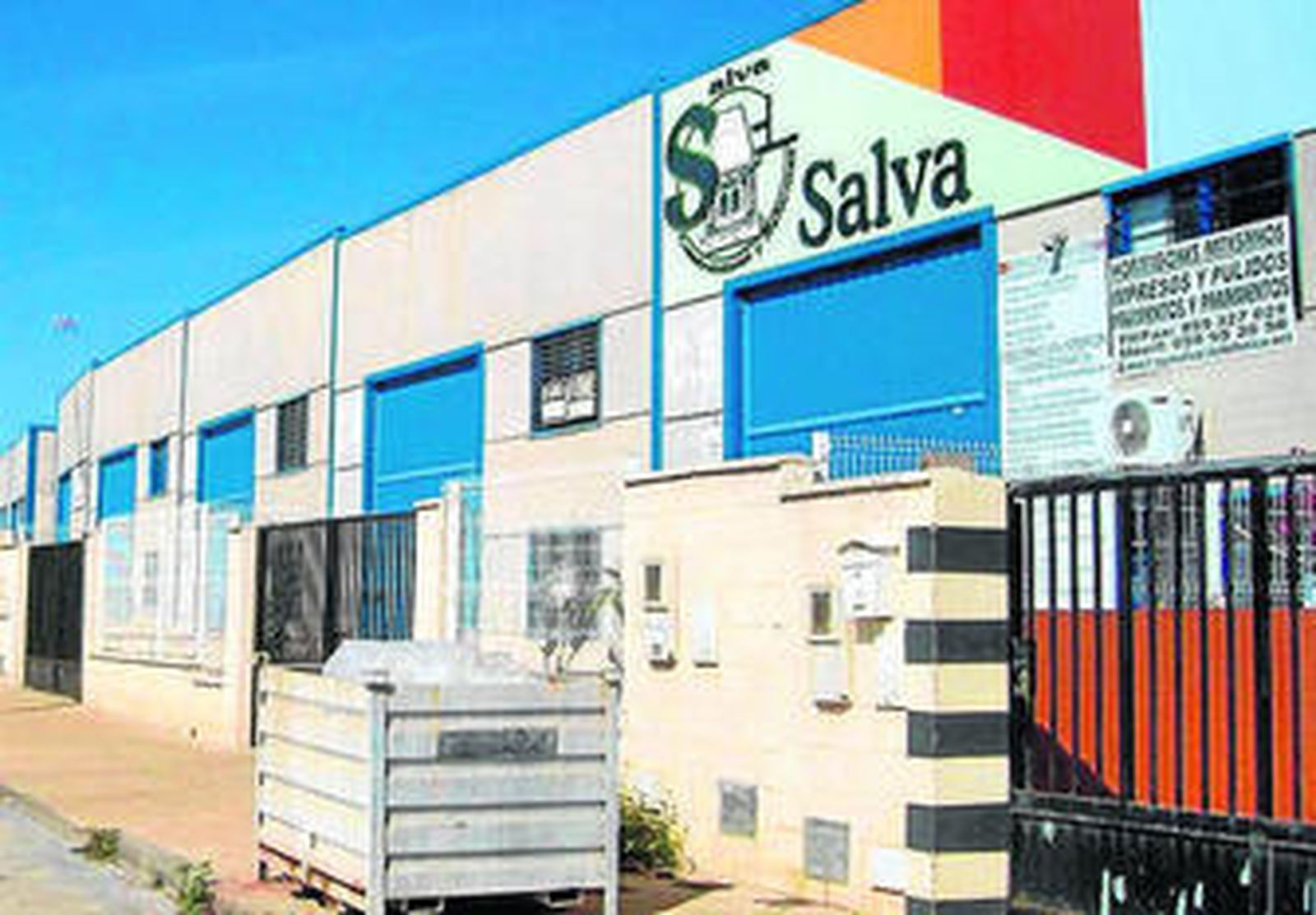 Una de las empresas que ha sido objeto de uno de los robos.