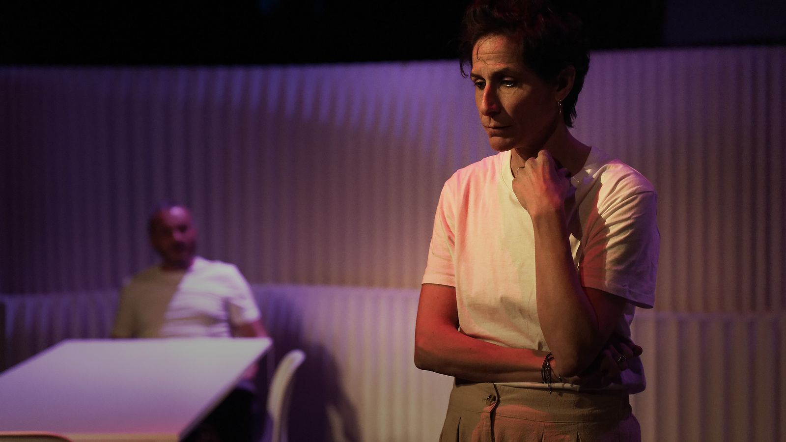 Sabina Vicente en un momento de la obra