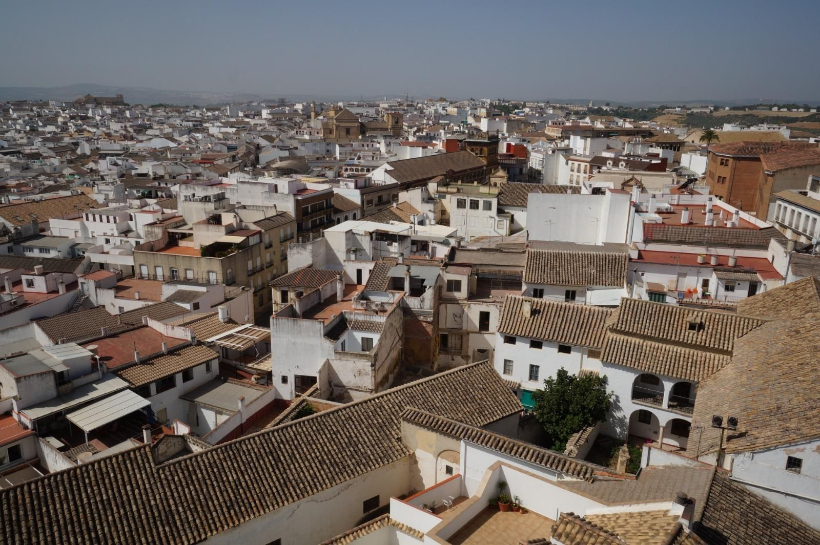 Imagen panorámica del casco urbano de Montilla