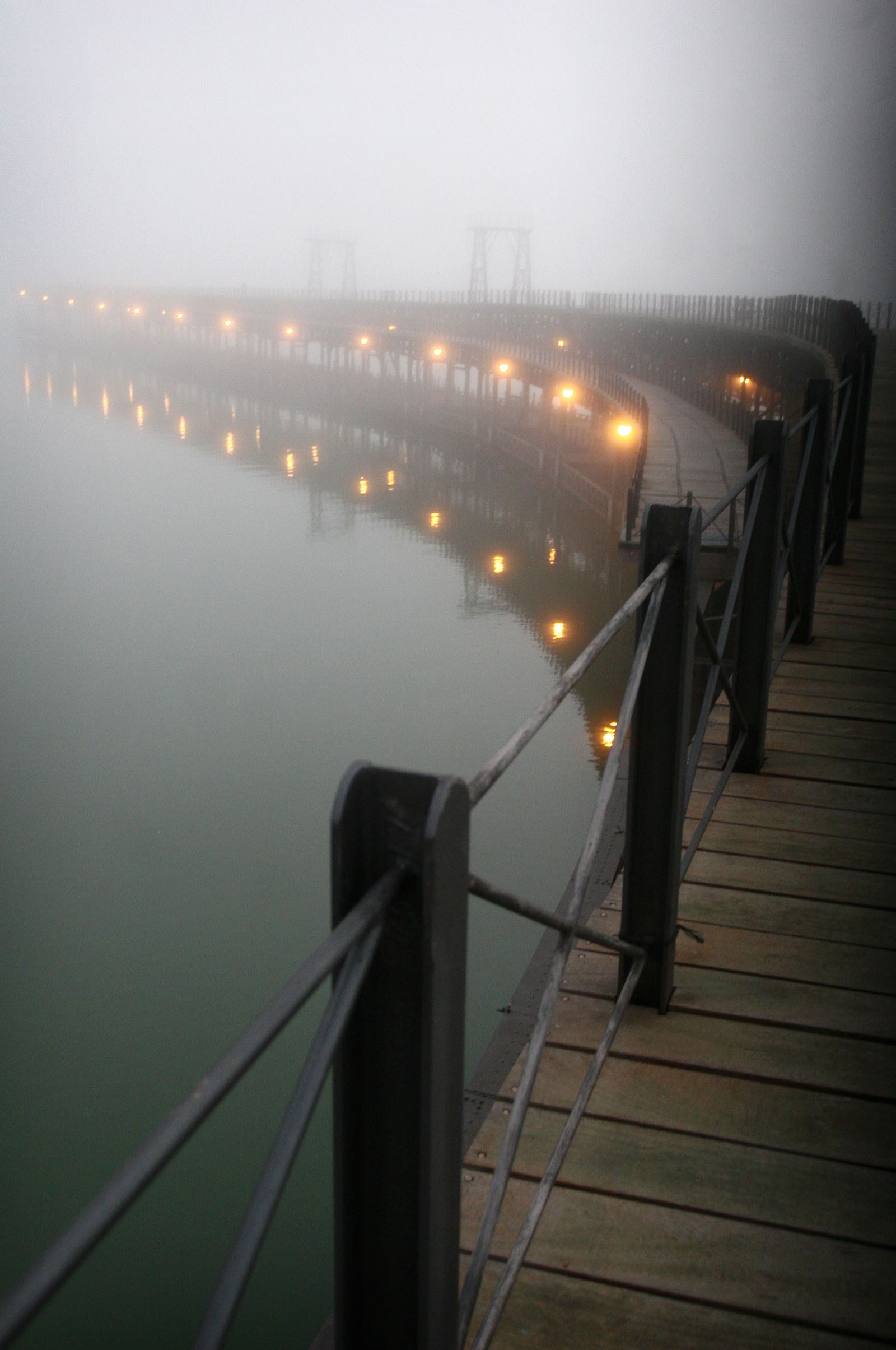 Las imágenes más impresionantes de la niebla en Huelva