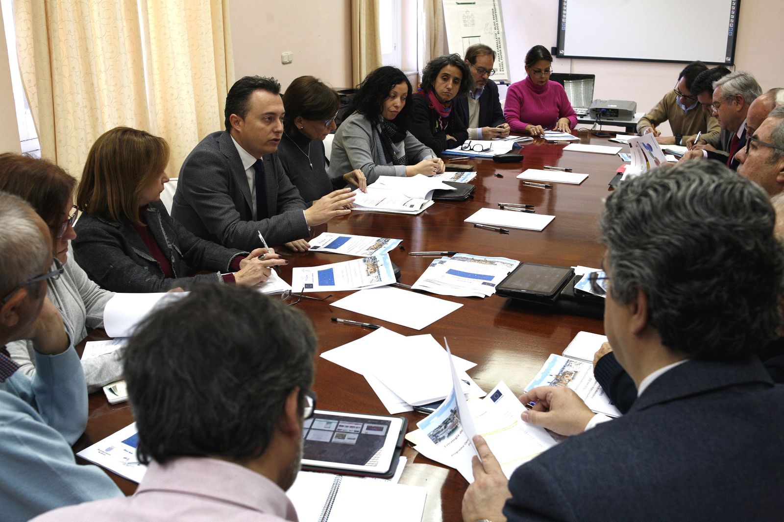 Un momento del encuentro celebrado ayer.