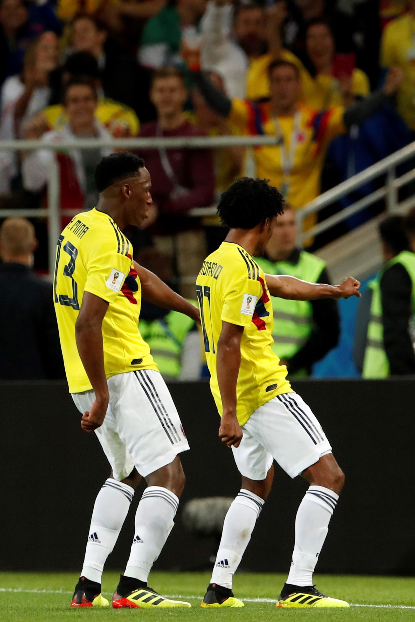 Las imágenes del Colombia-Inglaterra
