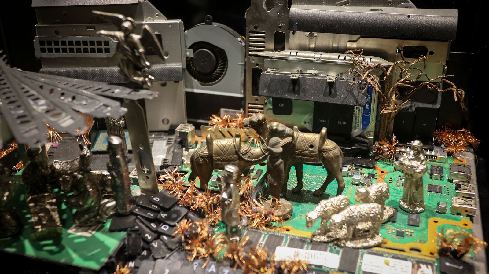 Así es la exposición de belenes en los claustros de Jerez